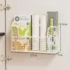 Organizador de filme plástico para porta de armário de cozinha, montado na parede, para guardar itens dentro da porta do armário, porta-temperos, prateleira de armazenamento multifuncional