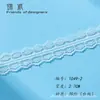 Encaje Ondulado de Diente de Perro Hecho a Mano DIY Accesorios para Ropa Decoración de Cortinas de Boda Suave y Amigable con la Piel Accesorios para el Cabello de Doble Cara