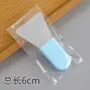 Cepillo de silicona para mascarillas, cepillo de maquillaje, cepillo de pelo suave, herramientas de maquillaje para mascarillas de barro, cepillo de ácido de frutas en forma de abanico