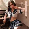 Lencería Sexy Minai Uniforme JK Traje de Marinero Minifalda Traje de Pijama Sexy para Mujer