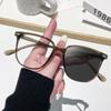 Nuevo Armazón de Lentes Ultraligero de Montura Grande, Lentes Planos de Moda Antiluz Azul, Lentes Planos para Posar de Estilo Casual Trendy