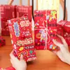6 Piezas de Papel de Regalo Estilo Chino de Año Nuevo, Creativo Festivo Retro Festival de Primavera Regalos, Papel Material de Papel para Envolver Regalos de Cumpleaños