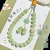 Uva Verde Leche Raíz de Bodhi Verde Correa para Teléfono para Mujeres Sensación de Alta Gama Anti-Pérdida Lindo Gato de la Suerte Correa de Muñeca Cuerda Colgante Accesorios Venta al por Mayor
