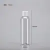 Botellas de Plástico Transparentes con Tapa abatible en stock 30 50 100ml Flexibles para Loción Cosmética Botellas Dispensadoras con Tapa de Mariposa