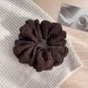 Crema Corazón Dulce Estilo Ballet Lazo de Cinta Anillo para el Cabello de Intestino Grueso Estilo Mori Primavera y Verano Accesorios para el Cabello de Diadema de Gama Alta para Niña