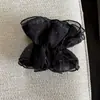 Scrunchie de Malla Estrellada Estilo Ballet de Organza Coreano Lazo para Moño de Flor en el Cabello Estilo Coreano