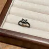 Anillo Índice de Diseño de Nicho Otoño e Invierno Transfronterizo Anillo Abierto de Mascota Divertido y Lindo Anillo de Gama Alta Femenino Elegante Ins Venta al por Mayor