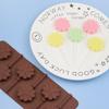 Spot atacado 6 mesmo pequeno crisântemo molde de silicone para chocolate molde de pirulito não corresponde ao espaço do palito molde de doce antiaderente