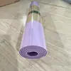 Esterilla de Yoga de TPE 183x61x0.6cm Doble Color, Venta al por Mayor de Fábrica Admite Personalización