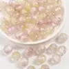 Cuentas Redondas de Resina Transparente de Colores Brillantes Cuentas Sueltas Pulsera Tejida a Mano para Manualidades Cuentas para Bolsos de Cadena Cuentas Brillantes Venta al por Mayor