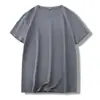 Fabricante Original Camiseta de Manga Curta Verão Fresca Seda Gelada Sedosa Roupas Masculinas Estilo Coreano Solta Fina Meia-Manga Camiseta Masculina