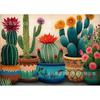 Nuevo Amazon Más Vendido Pintura de Diamantes 5D Cactus Diamante Redondo Diamante Completo DIY Sala de Estar Dormitorio Pintura Decorativa Lote de Fábrica