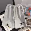 Shorts Masculino Plus Size 150kg Verão Finos Largos Versáteis Modernos Shorts de Cinco Pontos para Homens