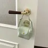 Mini bolsa tiracolo de cor sólida estilo coreano para mulheres, nova coleção de verão 2026, moderna, simples, chique, leve e bolsa tote casual