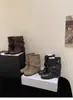 Cañón corto retro 2026 apiladas apiladas botas de mujer moda botas mujer nuevo pierna ancha tacón grueso arrugadas botas suela gruesa versátil