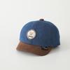 Gorro de Béisbol con Letra de Oso para Niños Coreanos de 1 a 3 Años, Visera Corta, Gorra Hip-Hop, Exportación