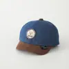 Boné de Pato para Passeio de Outono, Boné de Beisebol Infantil Urso Brincalhão de Comércio Exterior, Chapéu de Sol Jeans Desenho Americano