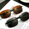 Gafas de Sol Estilo Nuevo, Populares en Tiktok, Gafas de Sol Anti-UV, Modernas Sin Marco Corte de Borde Gafas de Sol de Moda para Proteger del Sol