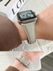 Correa de Cuero Lisa de Alta Gama para Mujer con Cintura Delgada Adecuada para Apple Watch 10 y iWatch 11