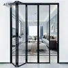 ¡Guau! Tienda de Puertas de Cristal, Puertas Divisorias para Sala de Estar, Puertas Plegables para Balcón Extremadamente Estrechas, Puertas Correderas para Acceso a Balcón Rompe-Puentes