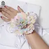 Amor produtos de casamento Flor de pulso de casamento Flor de pulso para noiva dama de honra irmãs flor de mão flor de pulso coreana flor de tecido para mão combinando flor