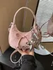 2026 Nueva Bolsa Linda de Estrella para Axila para Mujeres, Dulce Bolso de Luna Creciente con Lazo, Elegante Bolso de Hombro Cruzado para Viajes Diarios