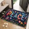 Felpudo Retro Estilo Europeo para Entrada, Alfombra de Terciopelo de Cristal para el Vestíbulo, Absorbente de Agua, Antideslizante, Resistente a la Suciedad, Felpudo para la Entrada, Felpudo para el Hogar