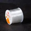 Rollo Grande de 100m Hilo Elástico Transparente Cristalino para Pulseras de Cuentas, Pulseras de Cuentas DIY, Cordón Elástico para Cuentas Budistas