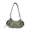 Bolso hobo de diseño vintage transfronterizo 2026, bolso de hombro de moda de nicho para el día a día, bolso cruzado para mujer