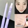 Lápiz Delineador de Labios de Doble Punta Gellas Nude Doodle Labio Labio Labio Banda Pincel de Labios Bolígrafo Dormido de Gusano de Seda Gusano de Seda Resbaladizo No Fácil de Grumos