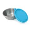 Recipiente para salsa de acero inoxidable 304 de 50 ml, sellado, con tapa, para ensalada, salsa de tomate y condimentos, con tapa de silicona.
