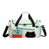 Bolsa de Viagem Moderna com Haste Extensível, Leve e Estilosa, Bolsa Esportiva de Treinamento de Yoga Estilo Coreano, Separação de Seco e Molhado, Bolsa de Bagagem Portátil