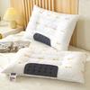 Almohada de semillas de casia núcleo de almohada una sola pieza protección de la columna cervical para ayudar a dormir en casa no se colapsa no se deforma rígida almohada baja cómoda