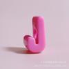Hebilla de zapato informal de acrílico con forma de macarrón, letras y números con cuentas, accesorios de decoración hechos a mano para bricolaje, venta al por mayor