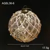 Nuevo Producto Bola de Navidad de 8 cm Color Champaña Polvo Pegajoso Polvo Dorado Adorno Colgante para Árbol de Navidad Retro Colgante Decoración Colgante Arreglo