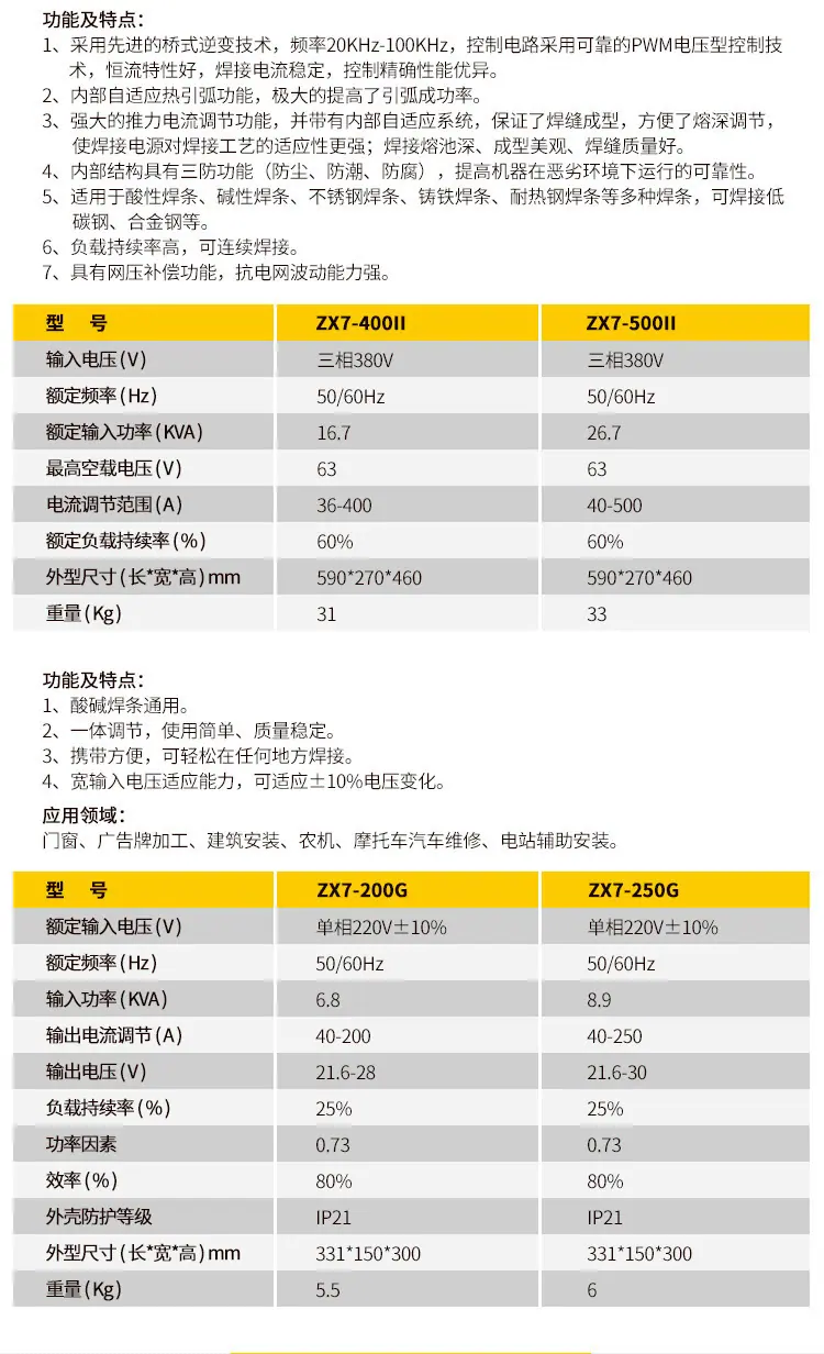 TIG-500氩弧焊机 小体积 大能量 数字化精密矿山用