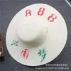Muestra de Sombrero Vietnamita Sueño Chino con Tela Estampada, Sombrilla, Impermeable, Sombrero de Protección Solar, Sombrero de Pescador de Ala Ancha para Exteriores, Sombrero de Agricultor