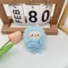 Acessório de broche criativo de ovelha de pelúcia e urso corado, acessório de cabelo de animal de desenho animado, acessório para bolsa e chapéu, atacado