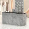 Tienda de ropa moderna simple supermercado caja registradora pequeña mostrador de bar recepción salón de belleza gabinete de almacenamiento escritorio de recepción mesa de computadora