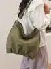 Bolsa de lona sencilla para mujer, nueva bolsa cruzada casual de gran capacidad primavera-verano 2026, bolso de hombro versátil y moderno