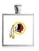 Collar Colgante de Equipo de Fútbol de 32 Equipos de la NFL de Deportes Transfronterizos de EE. UU. Washington Redskins Venta al por Mayor