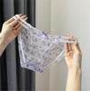 Encaje Dulce Puro Deseo Estilo Japonés Encaje Fresco Ropa Interior Femenina Transparente de Tiro Bajo Sexy Algodón Puro en la Entrepierna Braguitas para Chica
