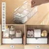 Gabinete con Espejo Caja de Almacenamiento Tocador de Baño Montaje en Pared sin Taladro Estante con Boca Inclinada Caja Organizadora de Cosméticos