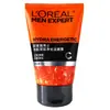 Crema Limpiadora Control de Grasa Carbón Frío Anti-puntos Negros L'Oreal para Hombre Limpiador con Exfoliante Transparente de Aceite y Hielo Productos Genuinos Oficiales