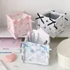 Cesta de armazenamento de laços de ins Caixa de Armazenamento de Cosméticos e Diversos para Mesa Caixa de Armazenamento de Papelaria de Tecido Cesta de Armazenamento para Dormitório