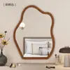 Espejo de tocador, Espejo de madera para la entrada de la sala de estar, Espejo de tocador de pared y escritorio, Espejo de cuerpo entero, Doble uso, Nuevo estilo chino