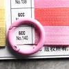 Anillo de Resorte de Aleación de Zinc Pintura para Hornear Cabeza Redonda Abierta Llavero de Auriculares Herrajes para Equipaje Accesorios de Joyería diy