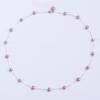 Accesorios de Collar de Perlas de Agua Dulce Natural Moradas para Mujer, Cadena para Clavícula de Verano de Gama Alta, Joyería de Cadena para el Cuello de Nicho