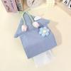 Bolsa de Pañuelos de Tela de Dibujos Animados Chunzao Caja de Pañuelos para Colgar Linda de Alto Valor Bolsa de Tela para Almacenamiento de Pañuelos en Casa