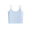 Camisola Sexy de Chica Atractiva Estilo Pura Pasión para Mujer, Ajustada, Alta Elasticidad, que Muestra el Ombligo, sin Mangas, Corta, Espalda Hermosa, Camiseta Básica